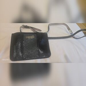 Authentic Michael kors Black Studded belt/waist Bag No Closure